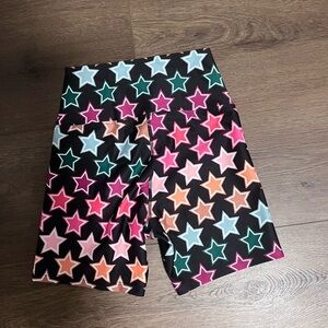 Beach Riot Black Shorts with Colorful Stars